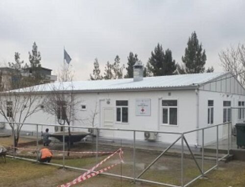 Construction of a five-bed clinic in UNOCA Camp